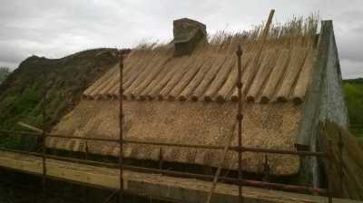 Water Reed over a Straw Base in County Roscommon Roof Thatching 21 1024x575 (1)