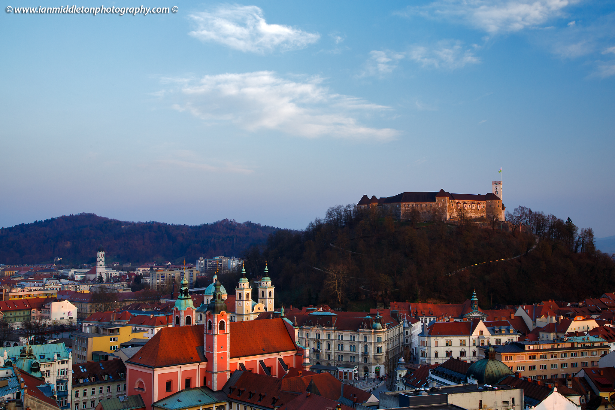 Ljubljana centre, capital of Slovenia.