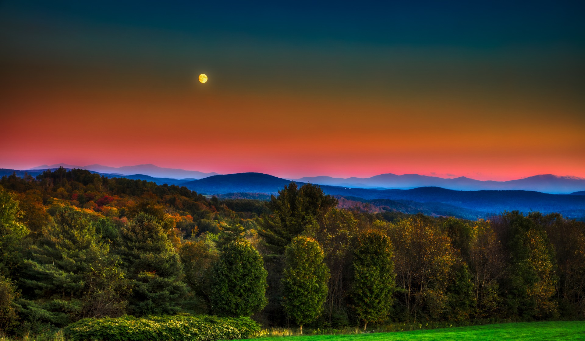 Sunset in Vermont