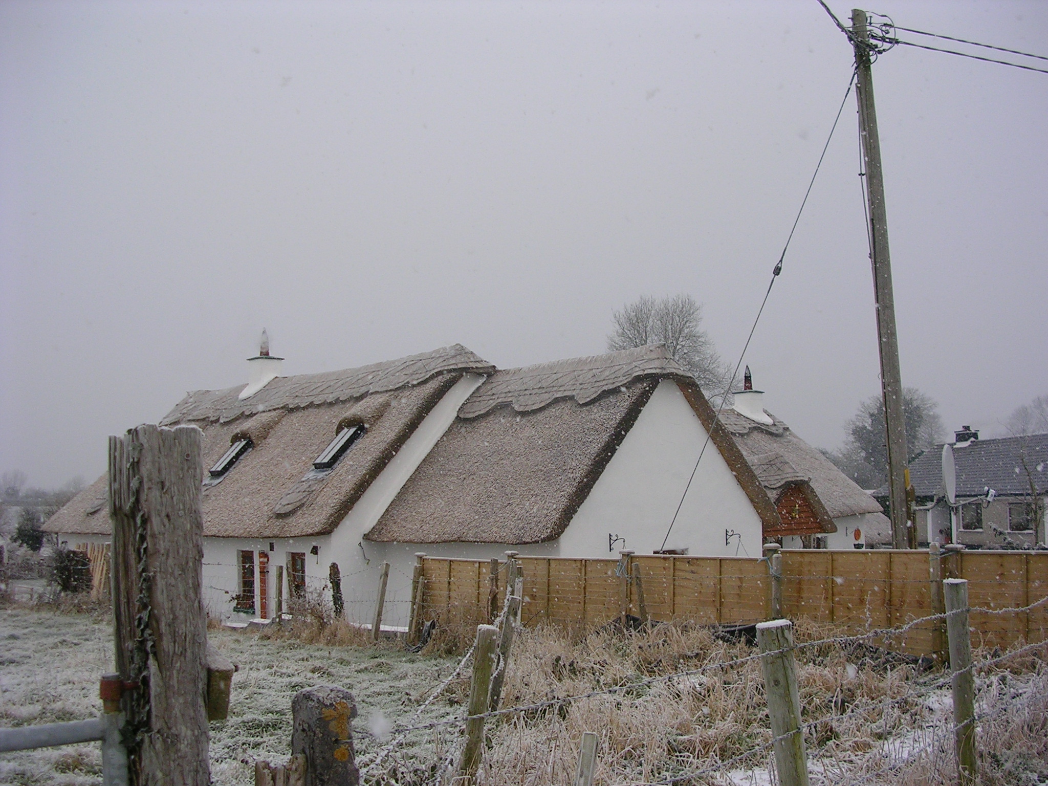 Winter Time under a thatch roof - Ireland